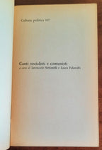 Canti socialisti e comunisti. Da L’inno dei lavoratori a Contessa