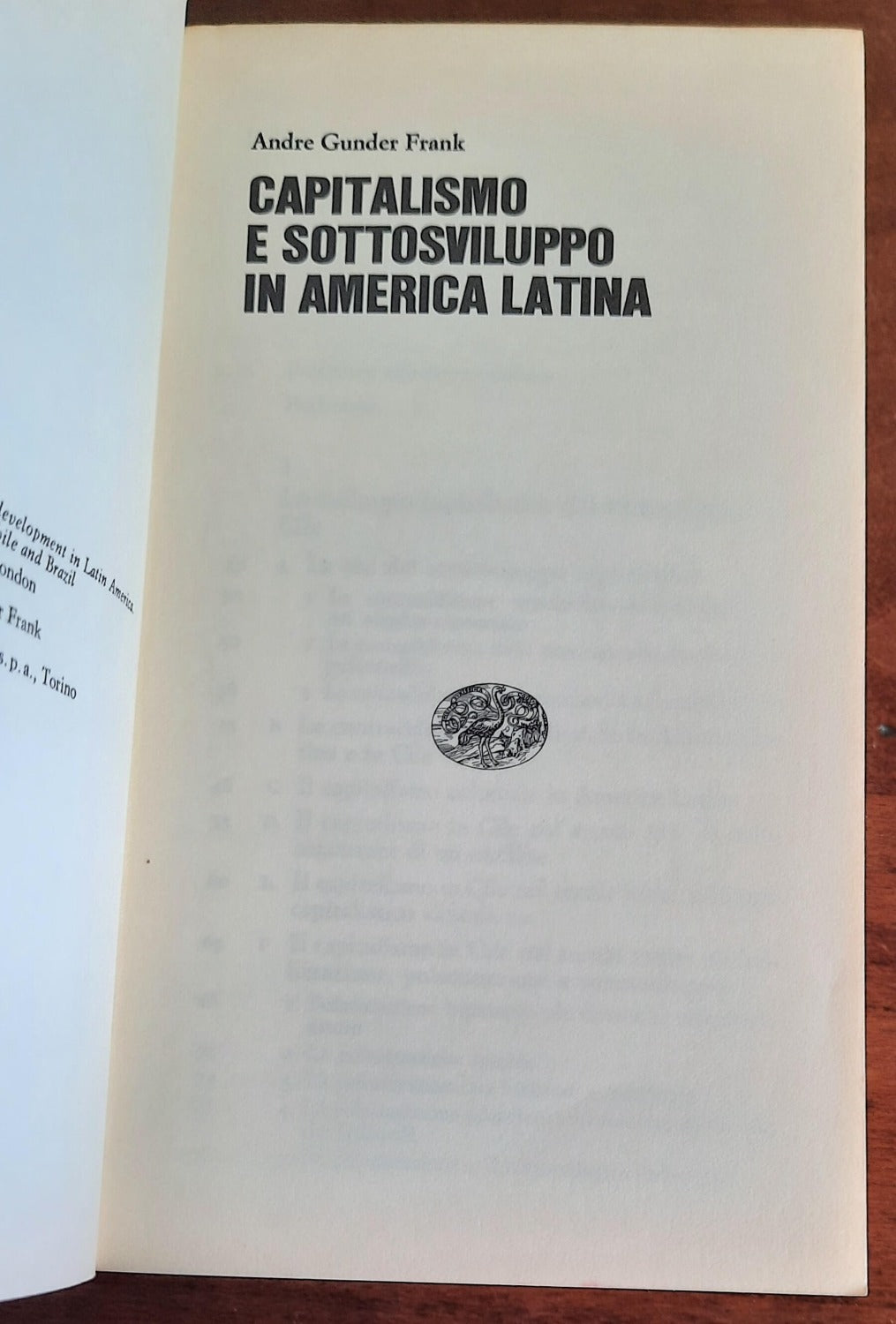 Capitalismo e sottosviluppo in America Latina - Einaudi