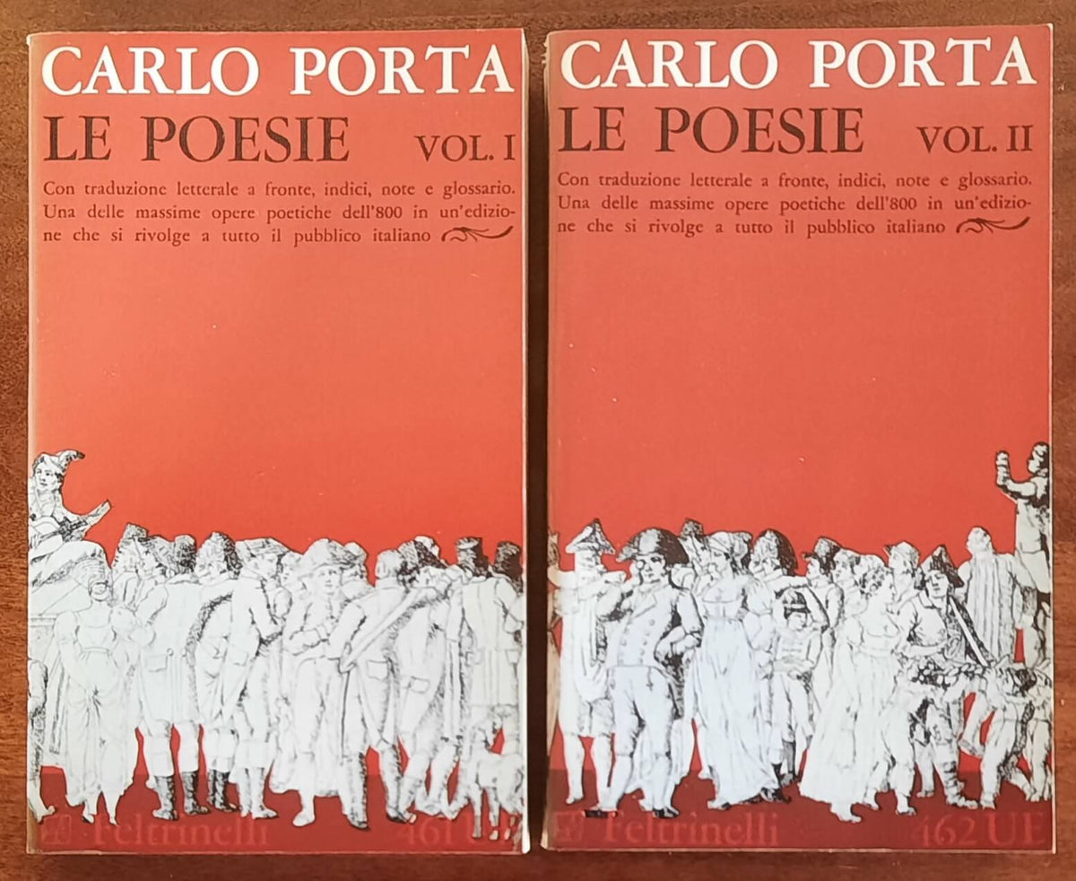 Carlo Porta Le poesie - 2 vol. - Feltrinelli