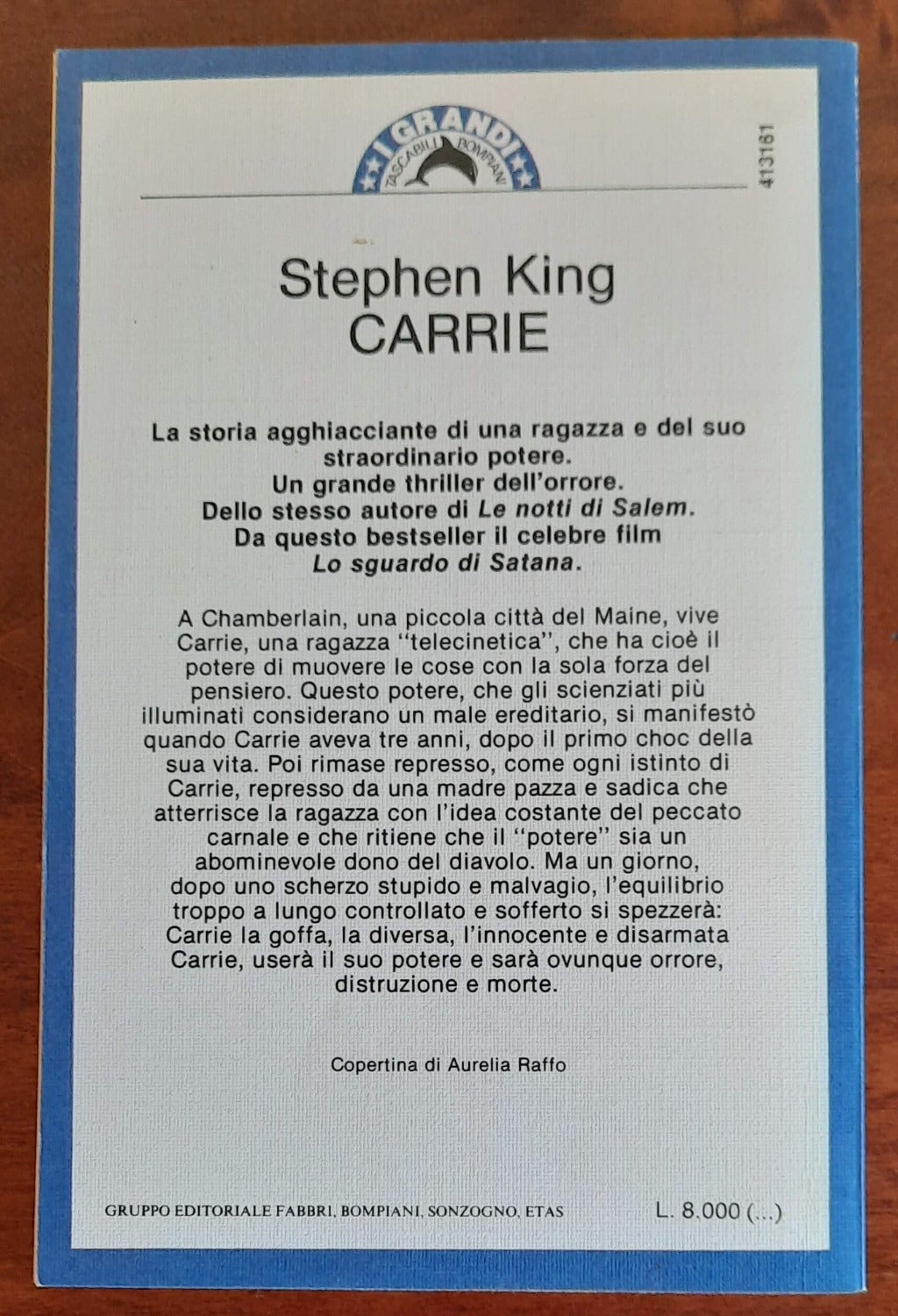 Carrie - di Stephen King - Bompiani