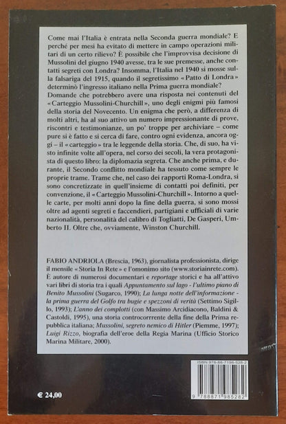 Carteggio segreto Churchill Mussolini