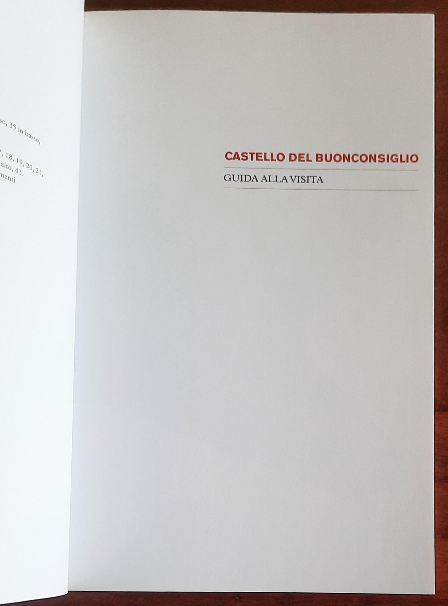 Castello del Buonconsiglio. Guida alla visita - Via Della Terra Editore