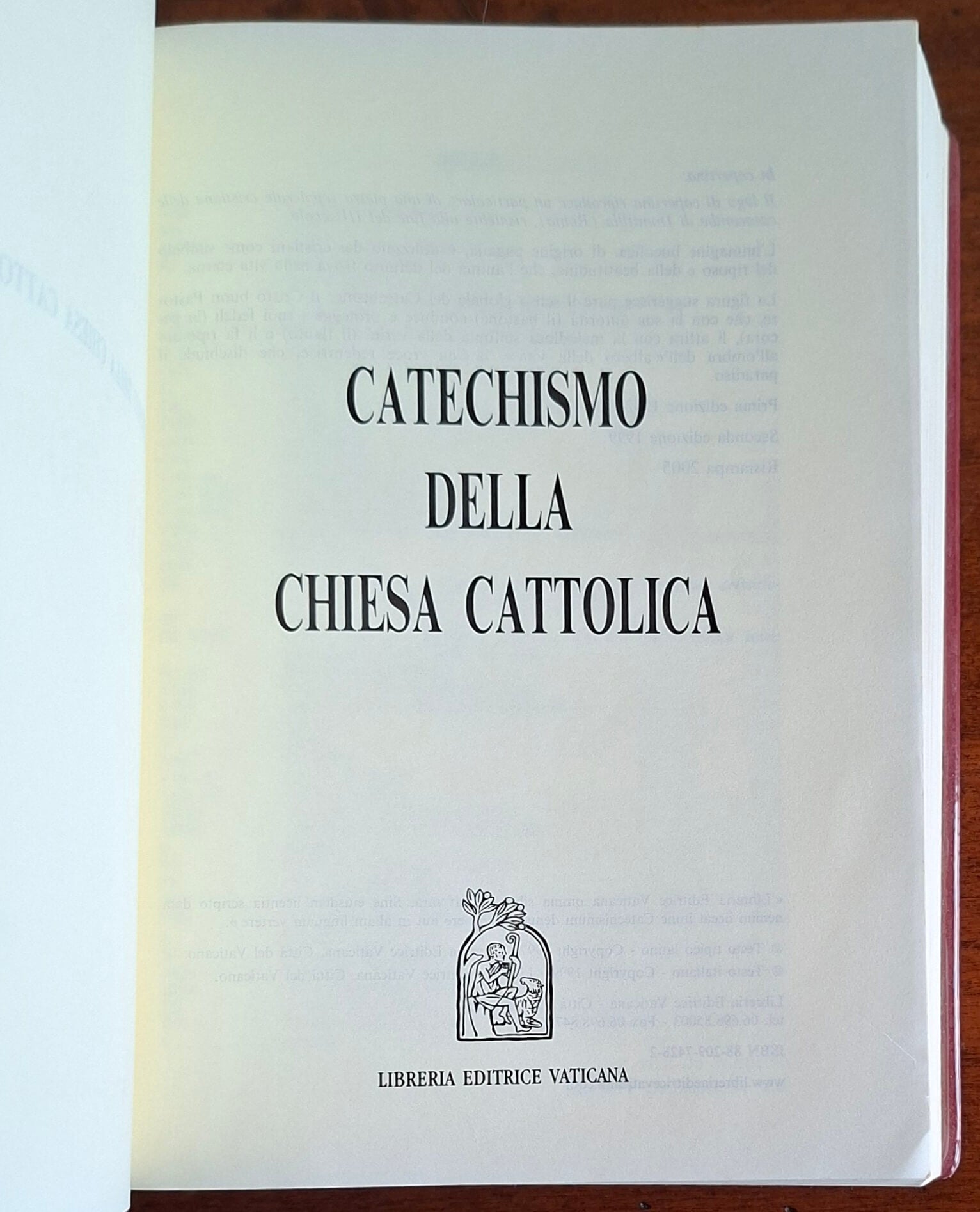 Catechismo della Chiesa Cattolica - Libreria Editrice Vaticana - 2005