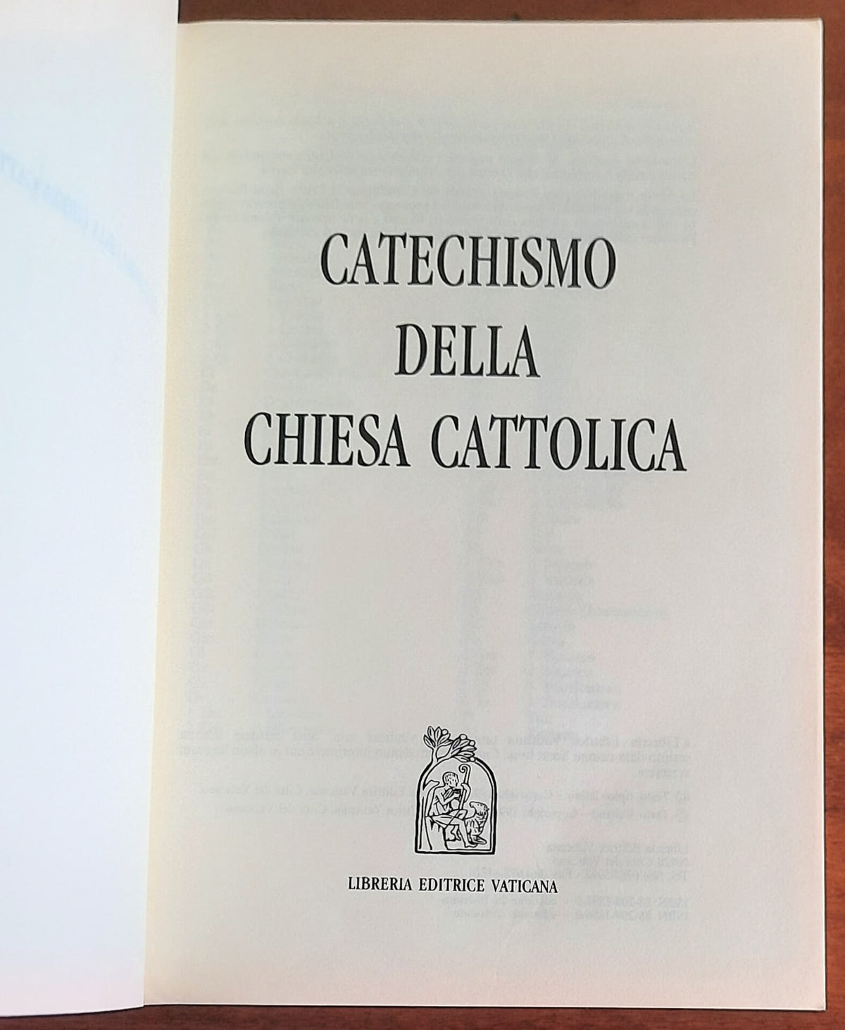 Catechismo della Chiesa Cattolica - Libreria Editrice Vaticana