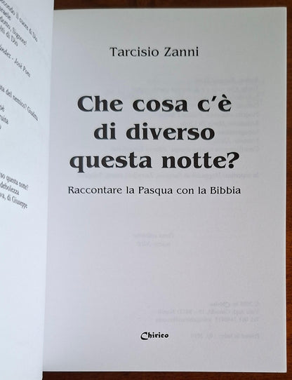 Che cosa c'è di diverso questa notte Raccontare la Pasqua con la Bibbia