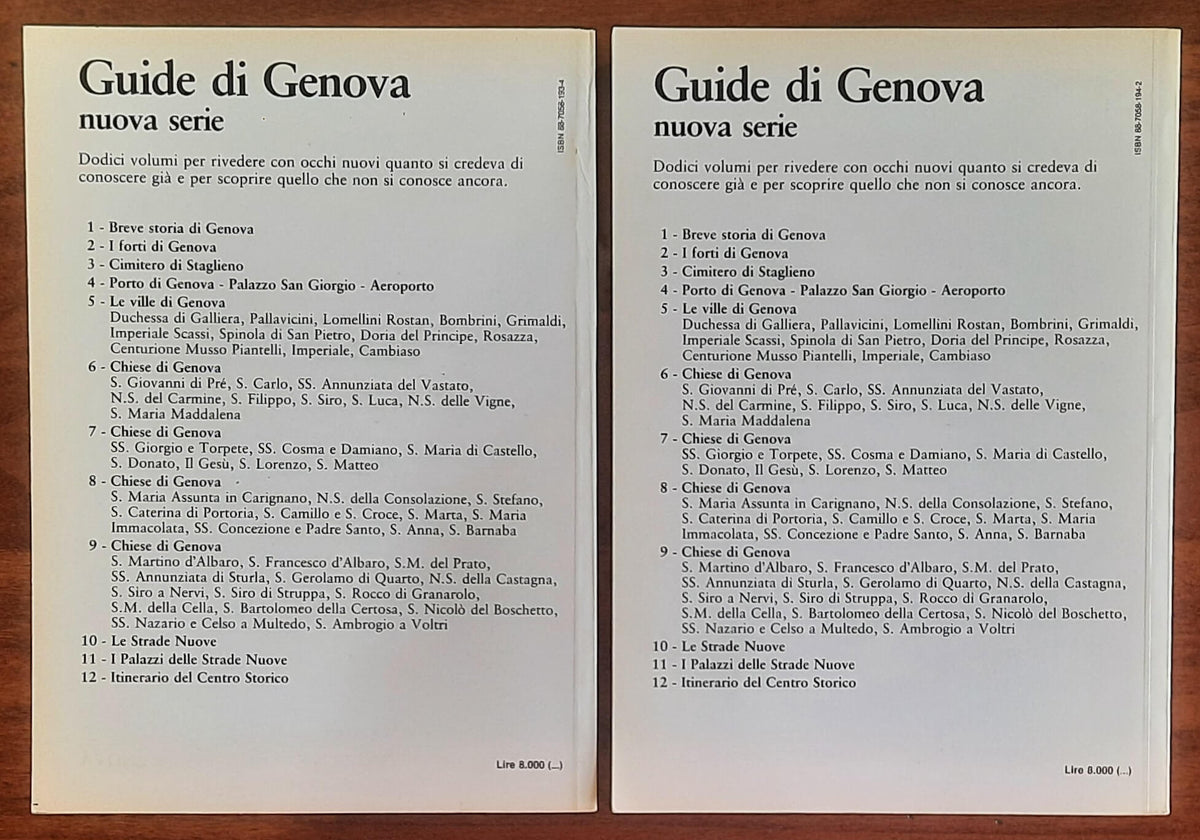 Chiese di Genova - in due vol. - Sagep Editrice