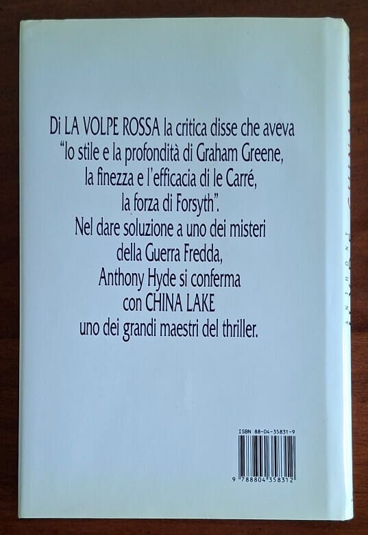 China Lake - Anthony Hyde - Mondadori