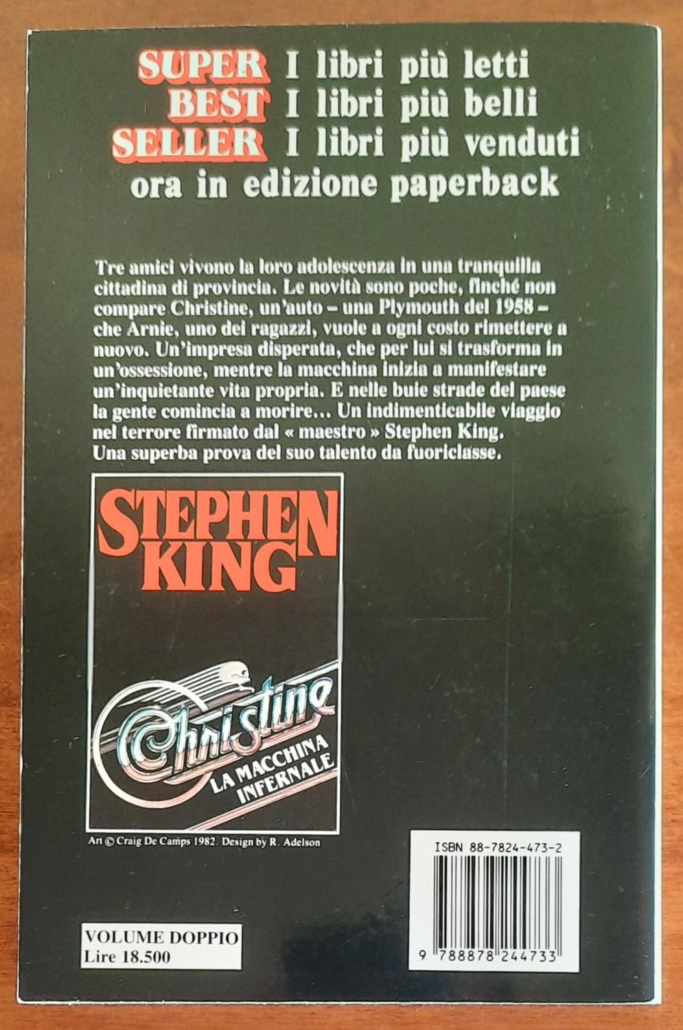 Christine. La macchina infernale - di Stephen King - Libreria Biellese