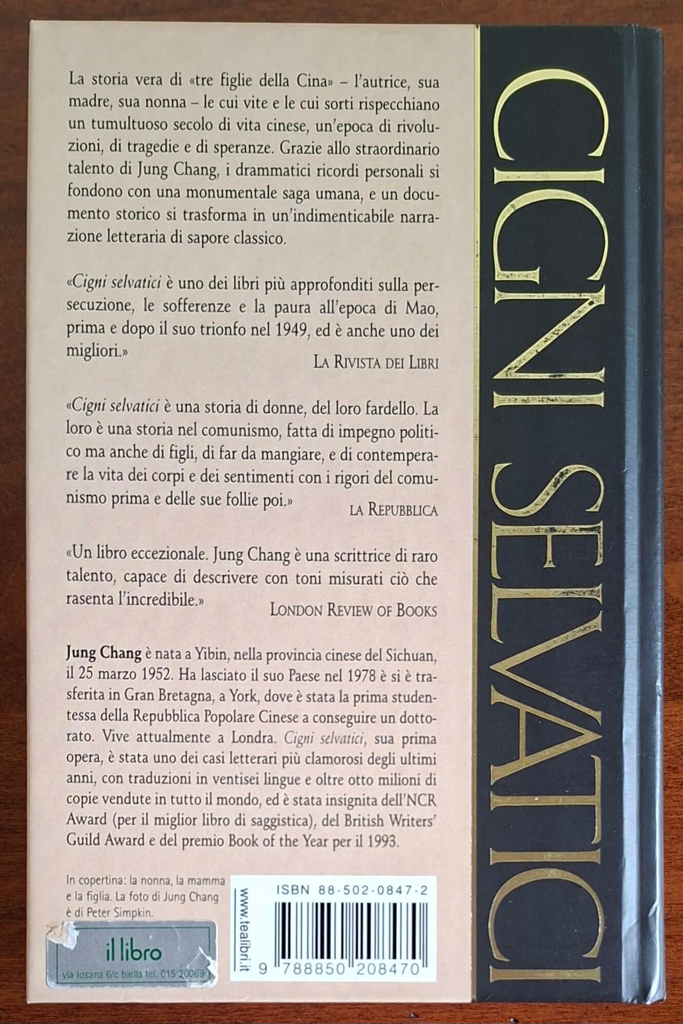 Cigni selvatici. Tre figlie della Cina - Jung Chang - TEA