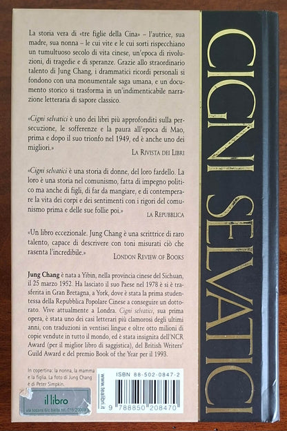 Cigni selvatici. Tre figlie della Cina - Jung Chang - TEA