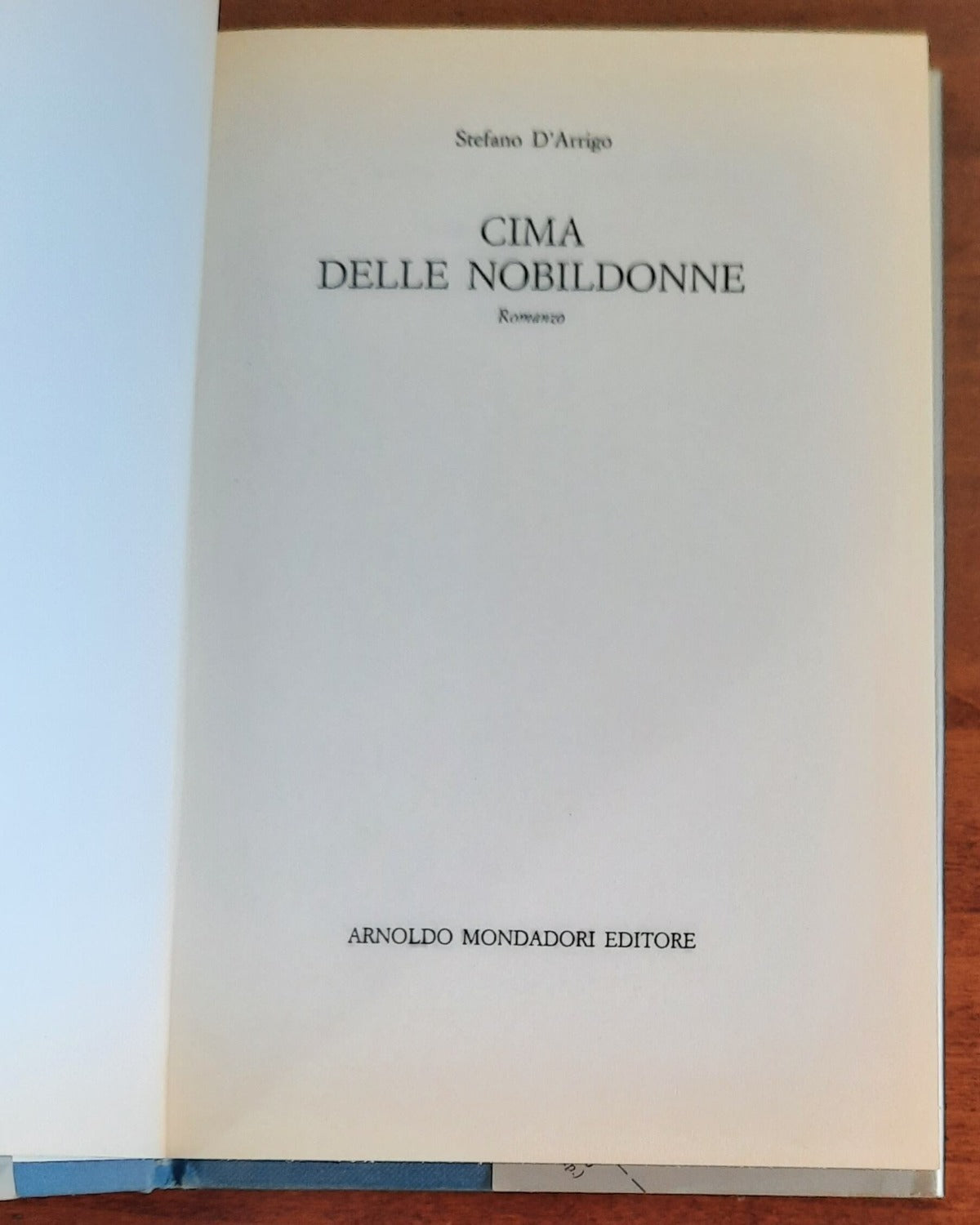 Cima delle nobildonne - Mondadori - Libreria Biellese