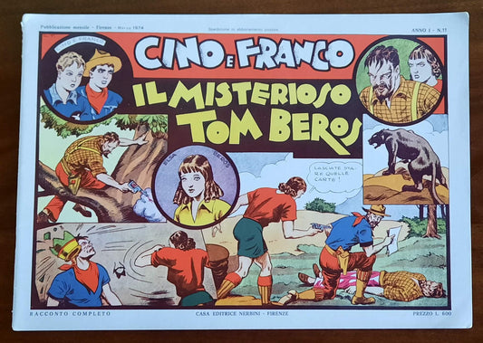 Cino e Franco - Il misterioso Tom Beros - Casa Editrice Nerbini