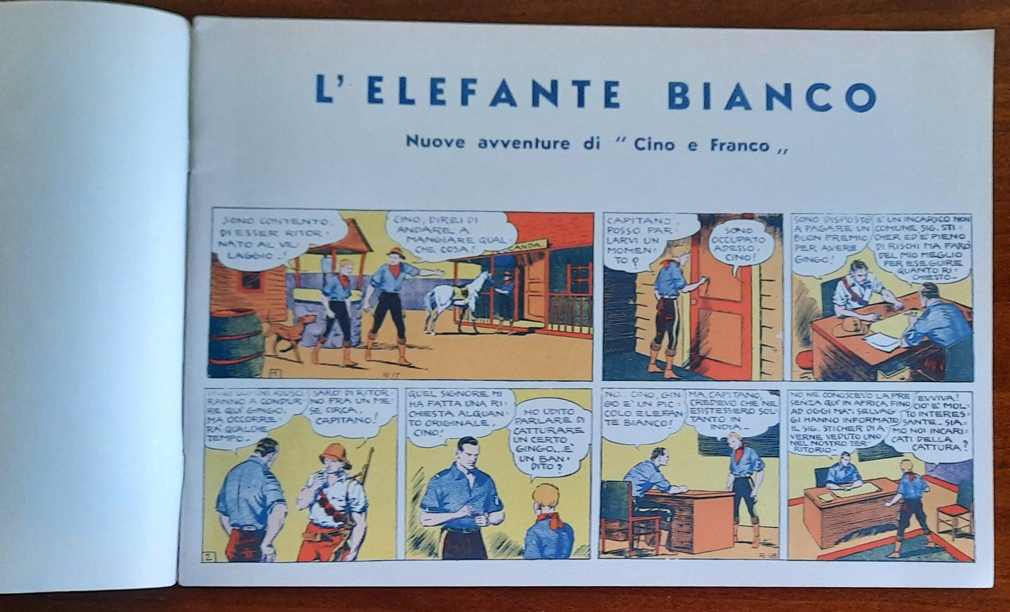 Cino e Franco - L’elefante bianco - Un richiamo nella notte - Casa Editrice Nerbini