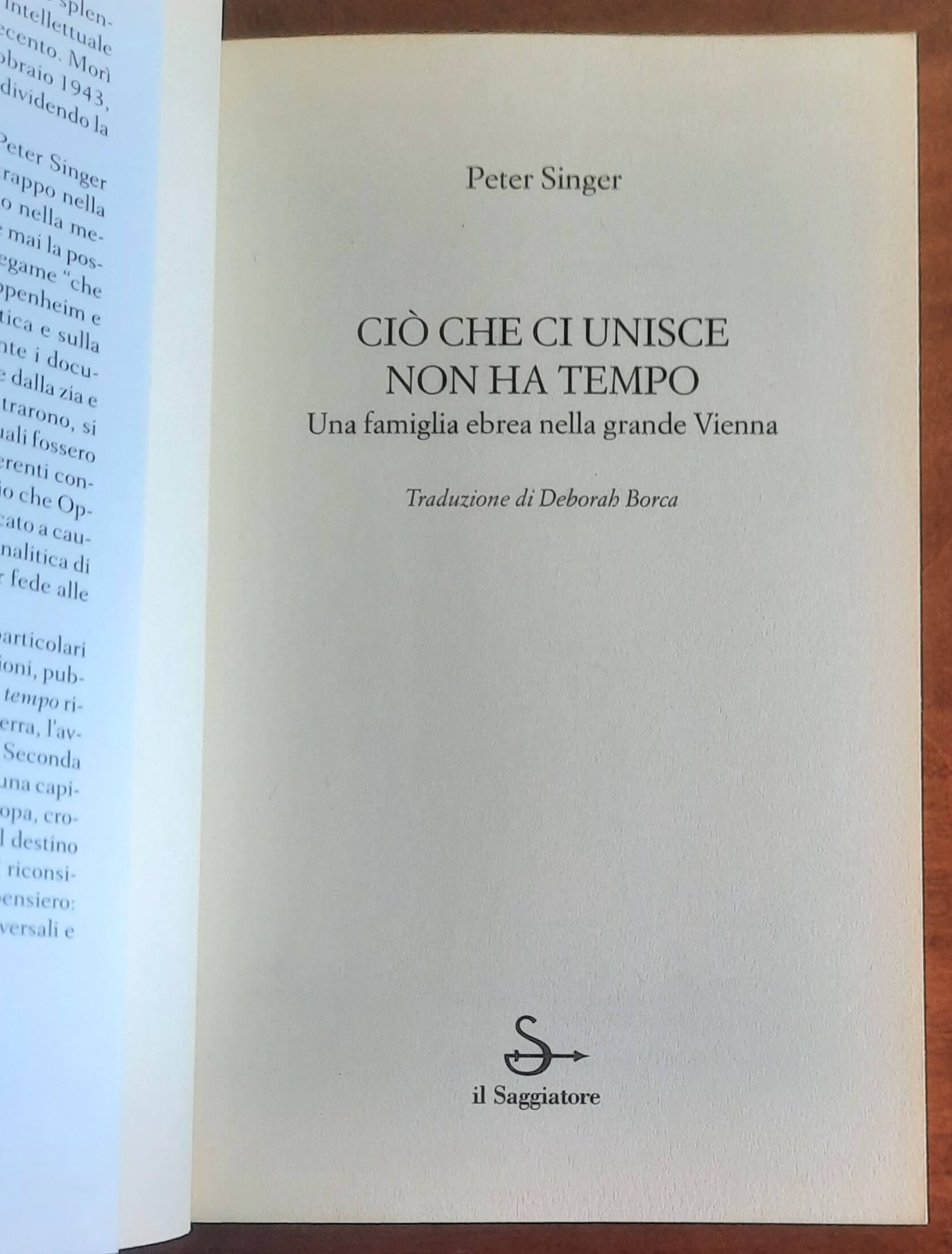 Ciò che ci unisce non ha tempo. Una famiglia ebrea nella grande Vienna