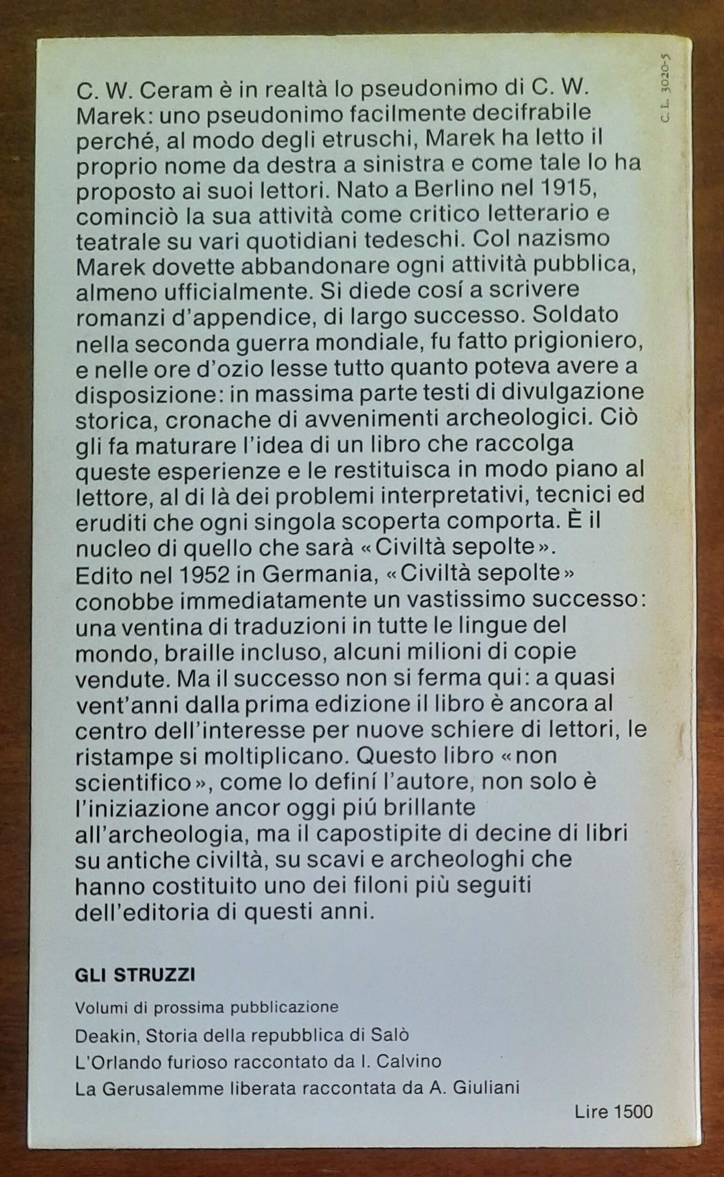 Civiltà sepolte. Il romanzo dell’archeologia - Einaudi (Gli Struzzi)