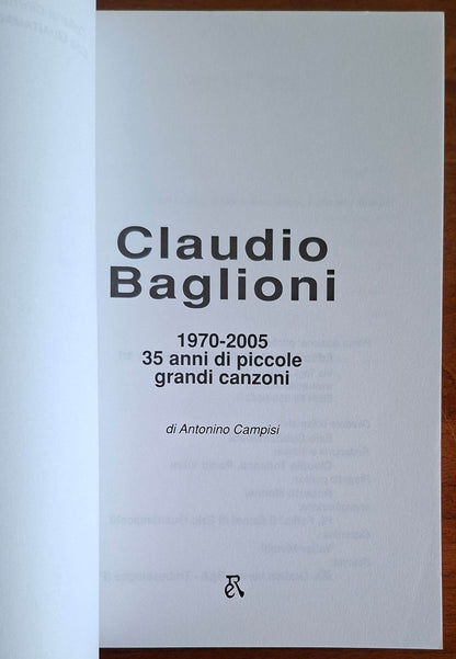 Claudio Baglioni 1970-2005. 35 anni di piccole grandi canzoni