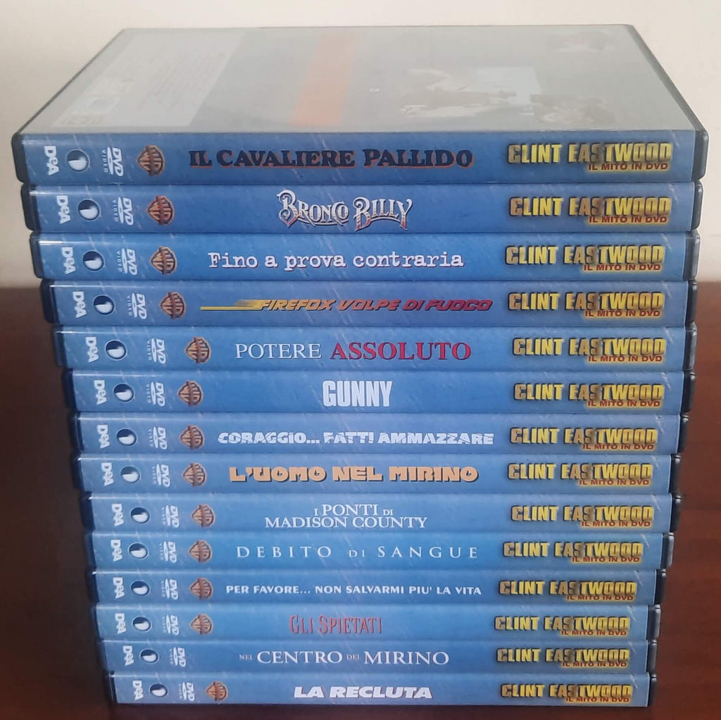 Clint Eastwood: 27 DVD De Agostini + 1 Warner Bros