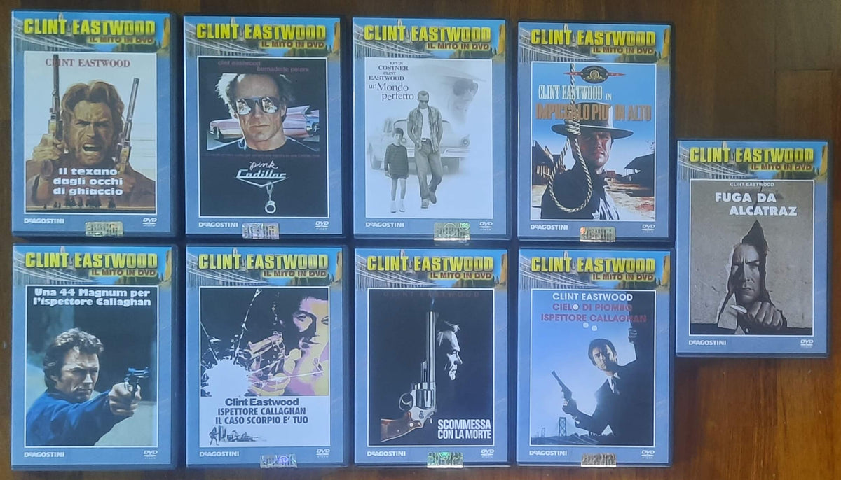 Clint Eastwood: 27 DVD De Agostini + 1 Warner Bros
