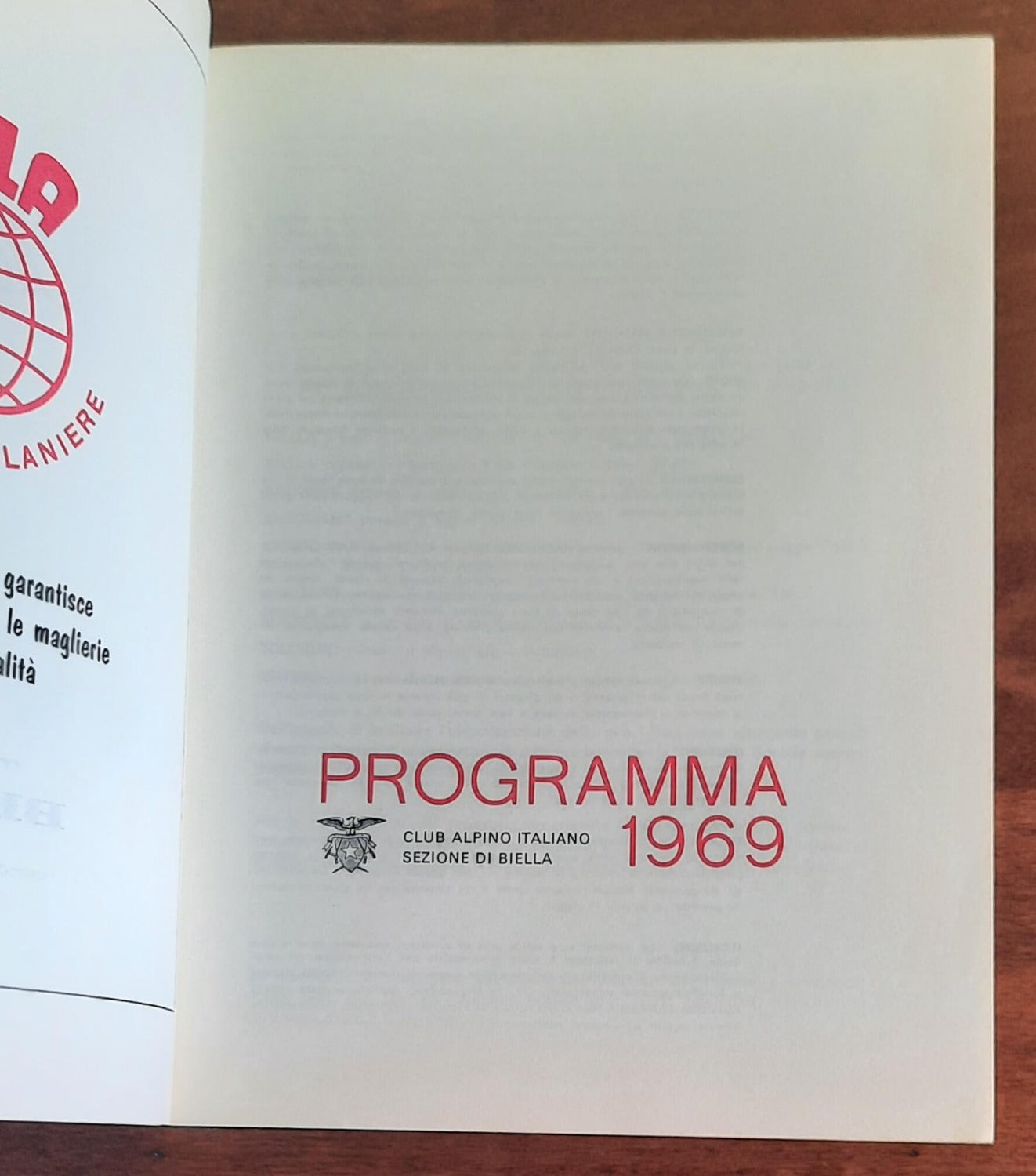 Club Alpino Italiano Sezione di Biella: Programma 1969