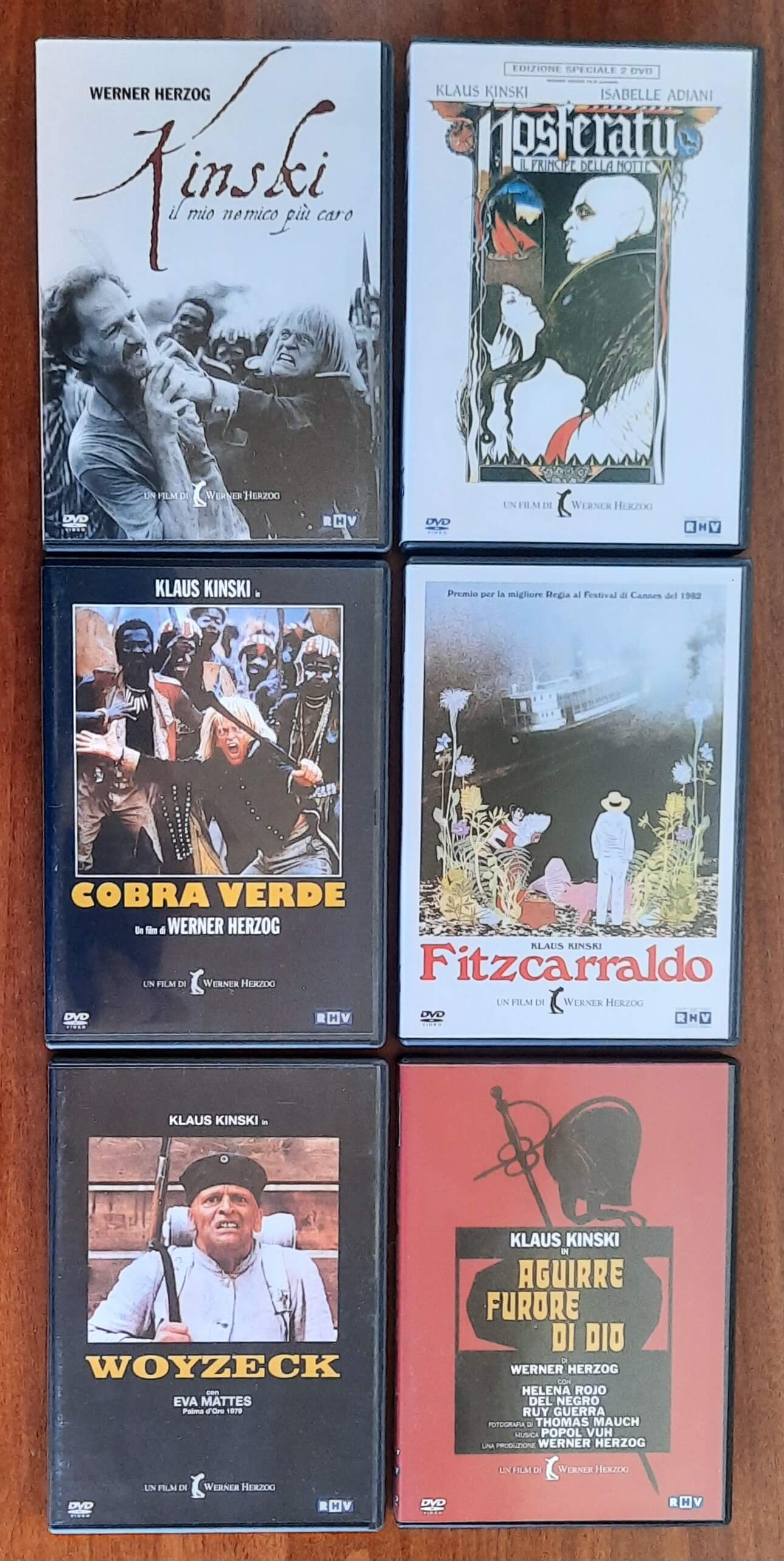 Cofanetto 6 DVD Herzog Kinski