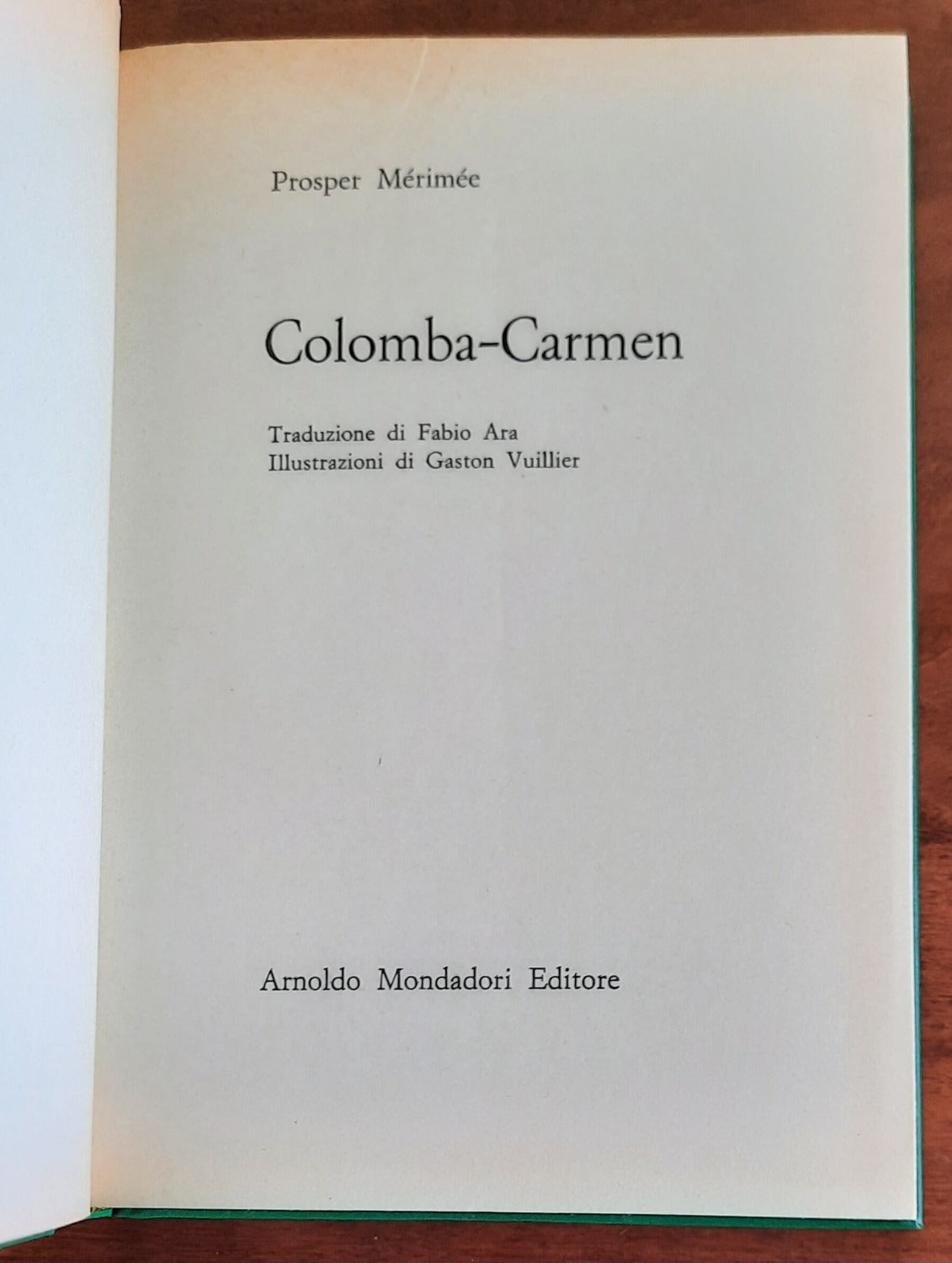 Colomba - Carmen - di Prosper Mérimée