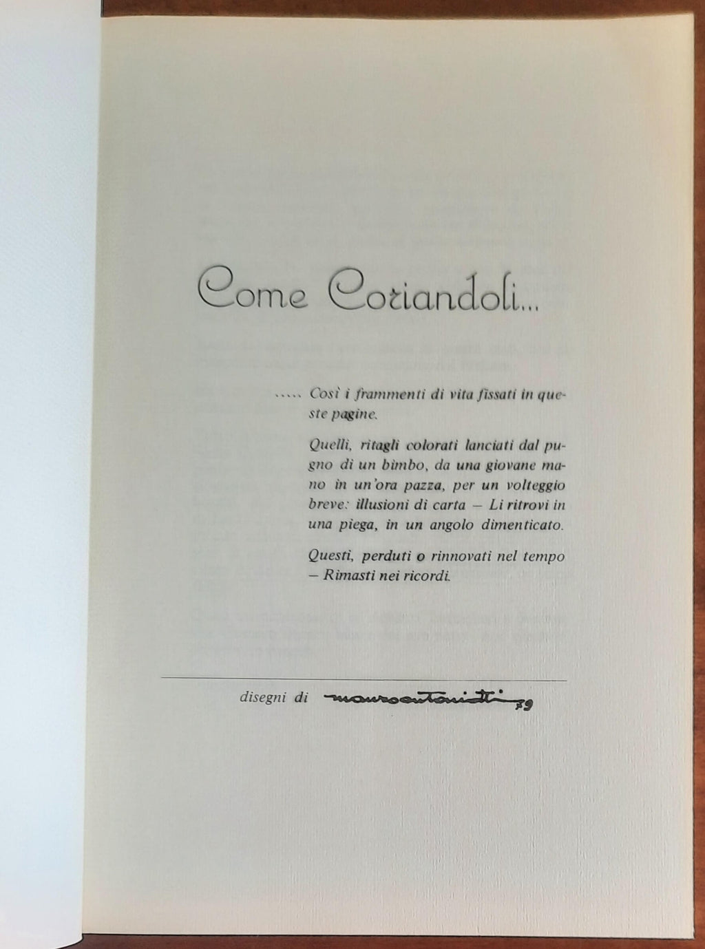 Come Coriandoli.... - di Anita Crovella - Litografia Giuseppe Fabbri