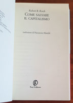 Come salvare il capitalismo - di Robert B. Reich