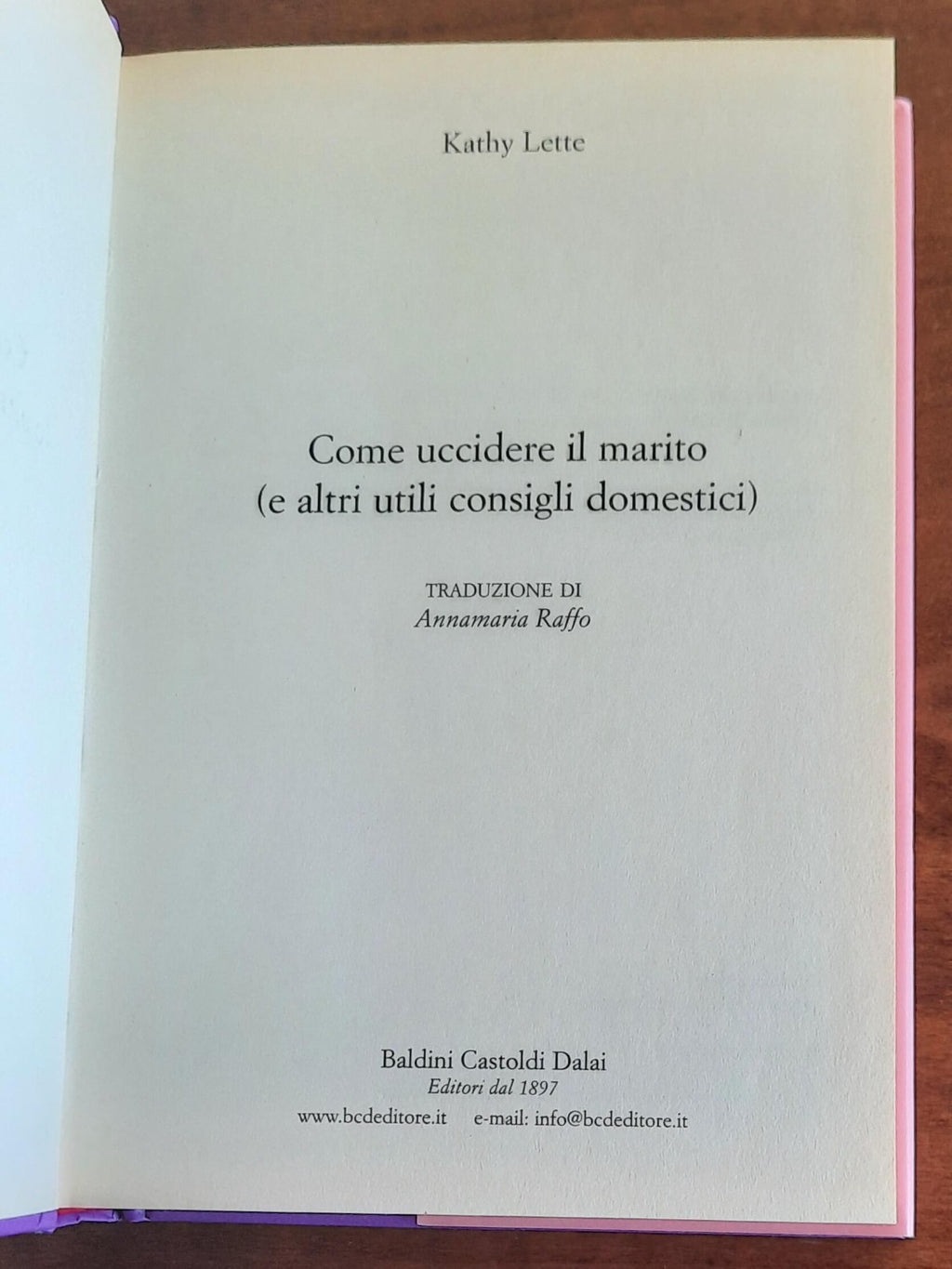 Come uccidere il marito (e altri utili consigli domestici)
