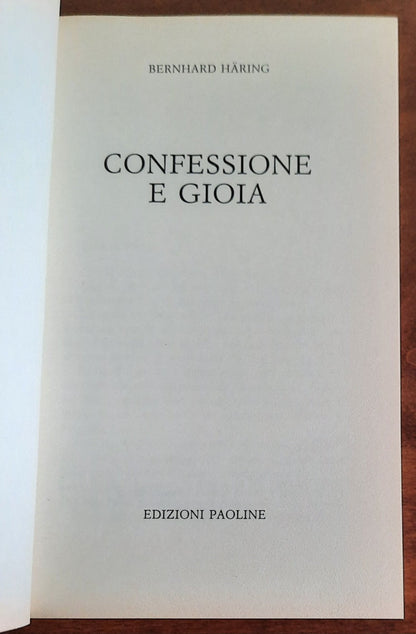 Confessione e gioia - San Paolo Edizioni