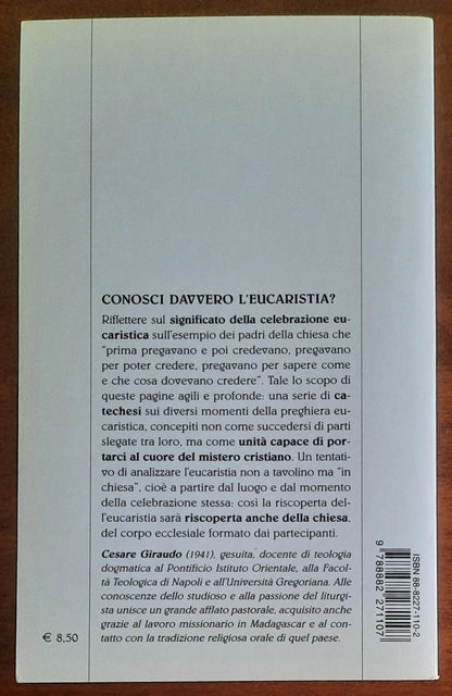Conosci davvero l’eucaristia - Edizioni Qiqajon Comunità Di Bose