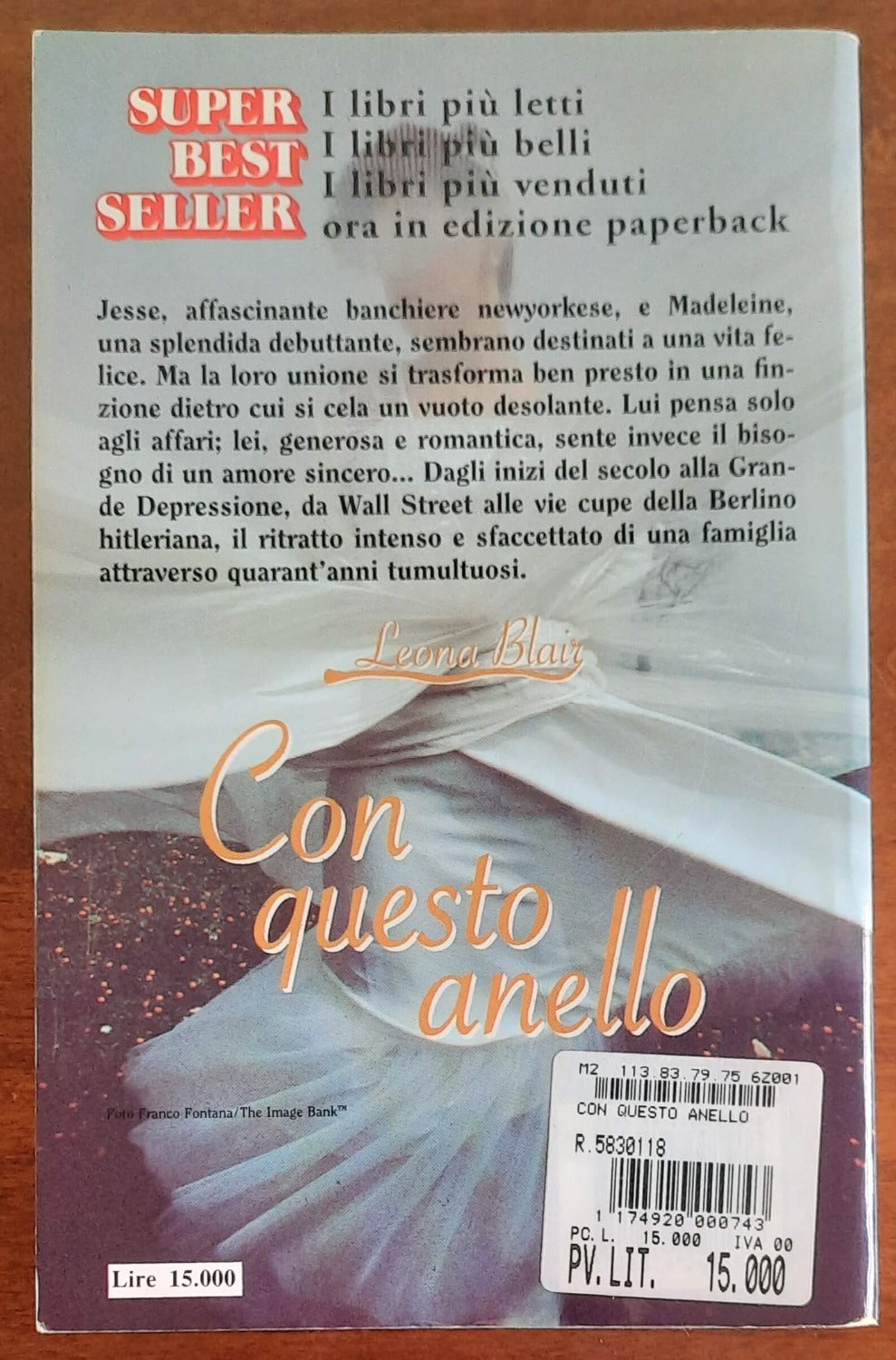 Con questo anello - Sperling - 1988 - Libreria Biellese