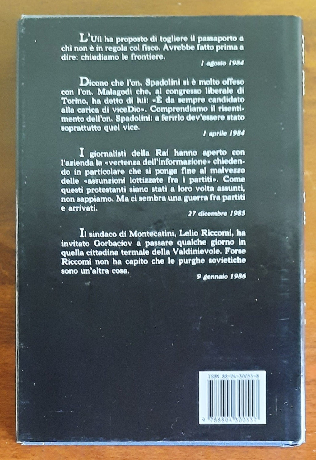 Controcorrente 1974-1986 - di Indro Montanelli - Libreria Biellese
