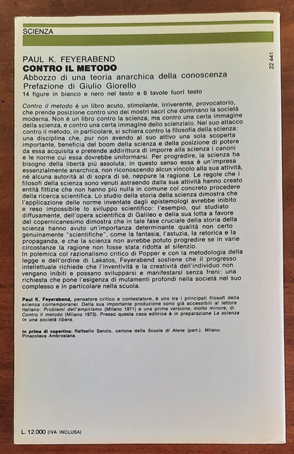 Contro il metodo. Abbozzo di una teoria anarchica della conoscenza