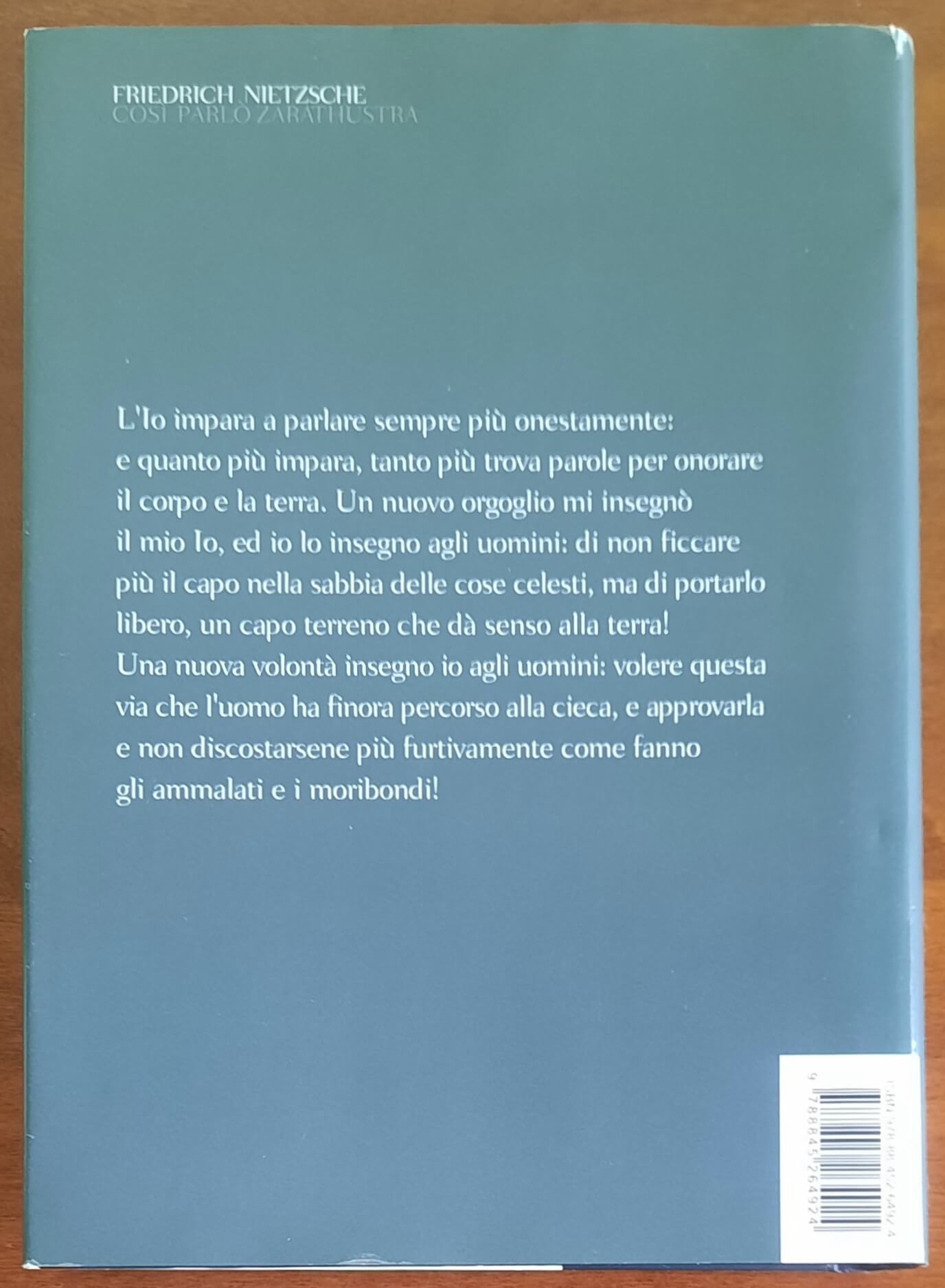 Così parlò Zarathustra - di Friedrich Nietzsche - Bompiani