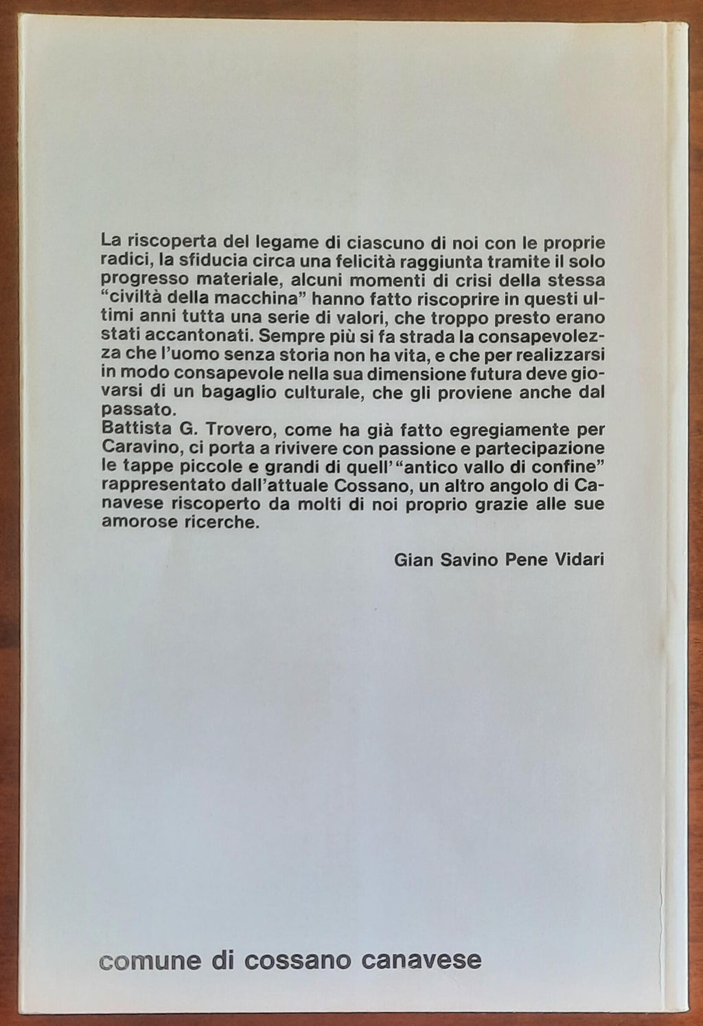 Cossano un antico vallo di confine - di Battista G. Trovero
