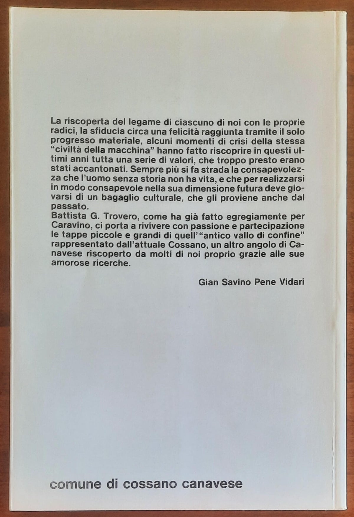 Cossano un antico vallo di confine - di Battista G. Trovero