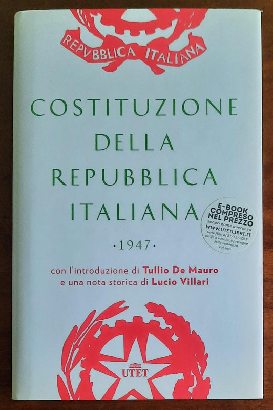 Costituzione della Repubblica Italiana (1947) - UTET