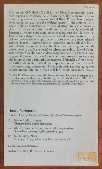 Crisi in bianco e nero. Il problema negro negli Stati Uniti