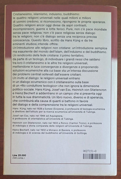 Cristianesimo e religioni universali. Introduzione al dialogo con islamismo, induismo e buddhismo