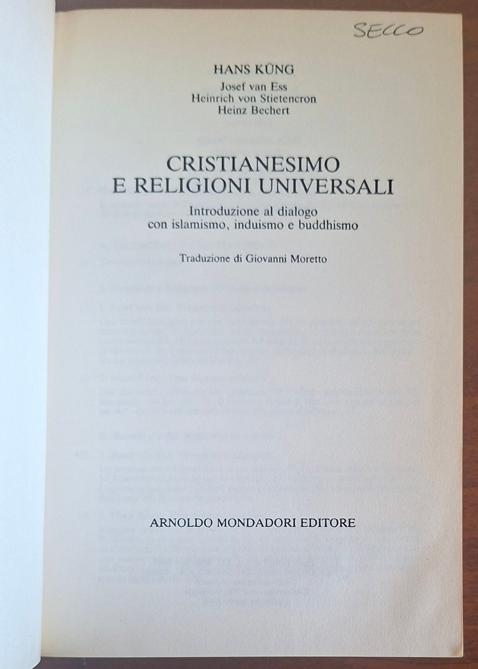 Cristianesimo e religioni universali. Introduzione al dialogo con islamismo, induismo e buddhismo