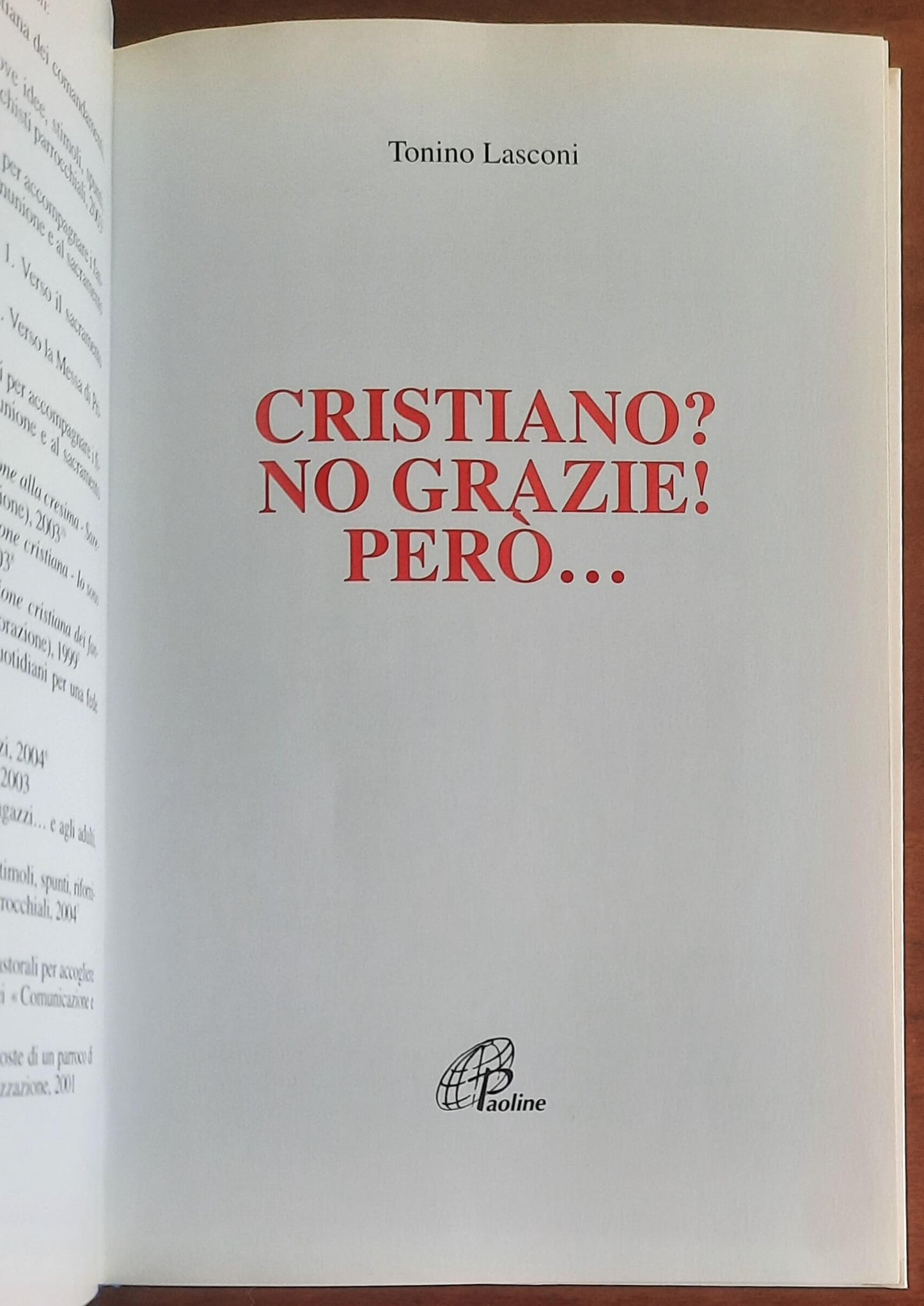 Cristiano No, grazie! Però... - Edizioni Paoline