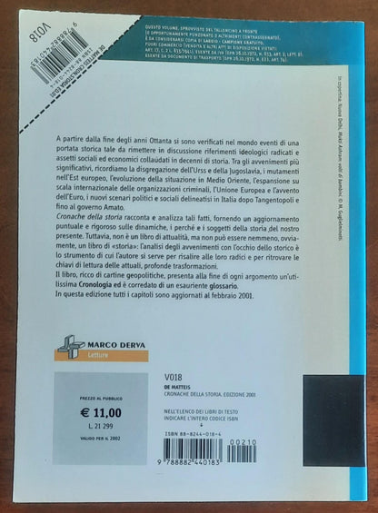 Cronache della storia. I grandi avvenimenti di oggi alla ribalta della storia