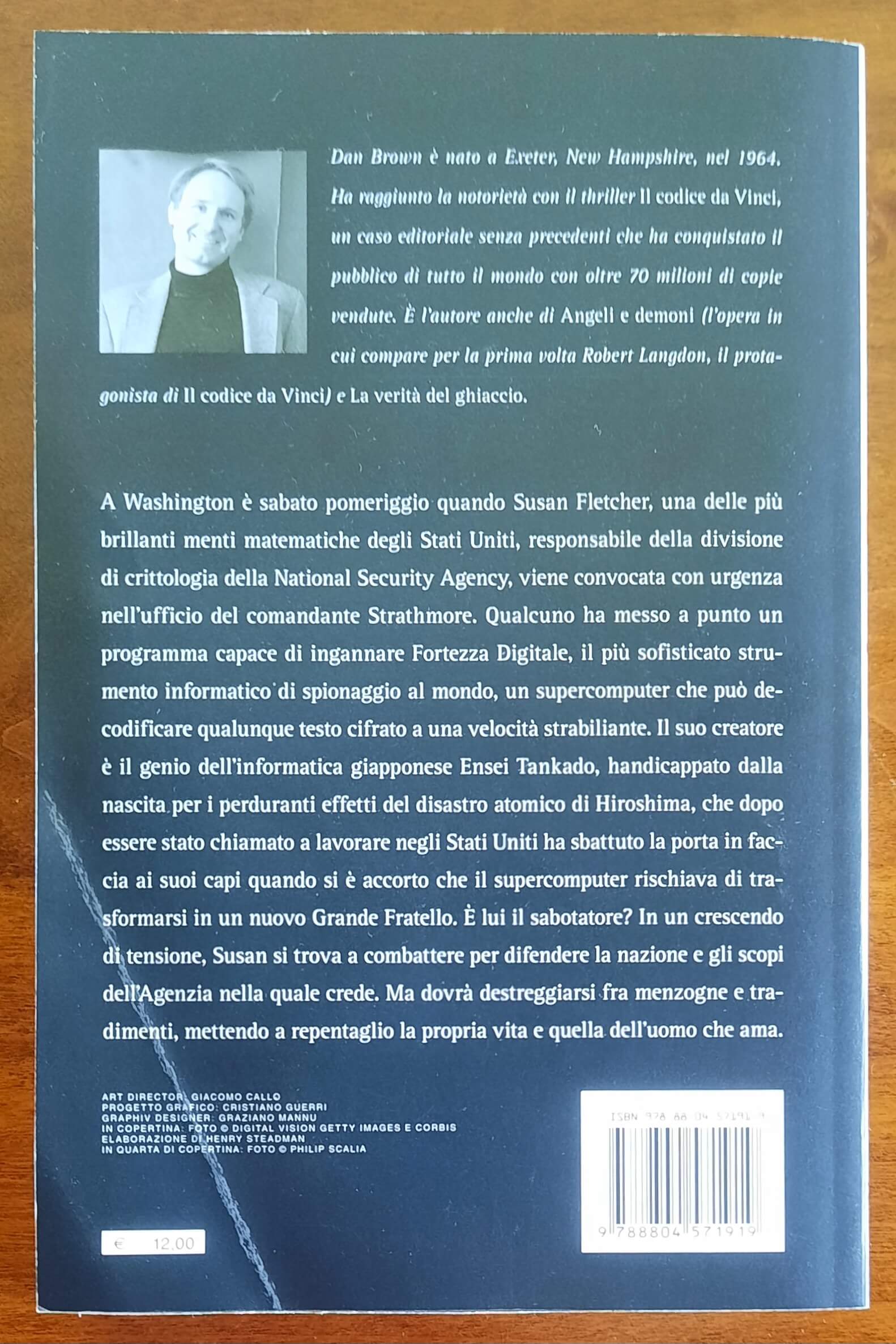 Crypto - di Dan Brown - Mondadori Oscar