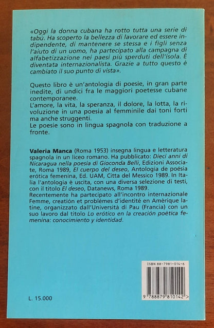 Cuando una mujer no duerme. Poesie di Cuba al femminile