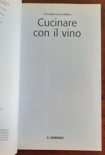 Cucinare con il vino - La Grande Cucina Italiana