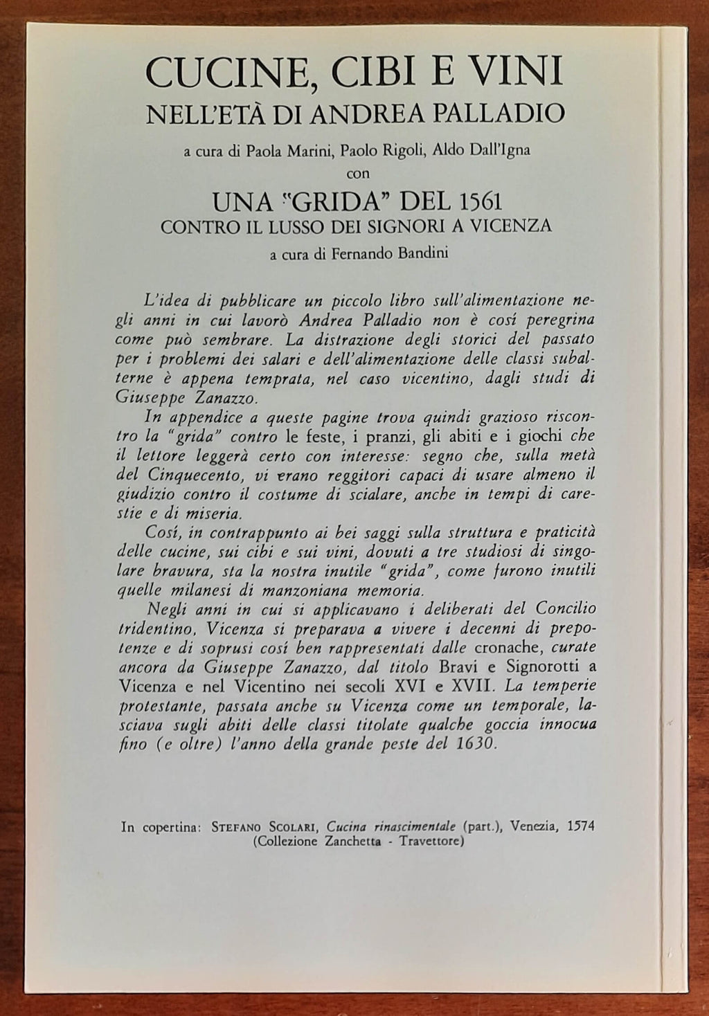 Cucine, cibi e vini nell’età di Andrea Palladio - Neri Pozza Editore