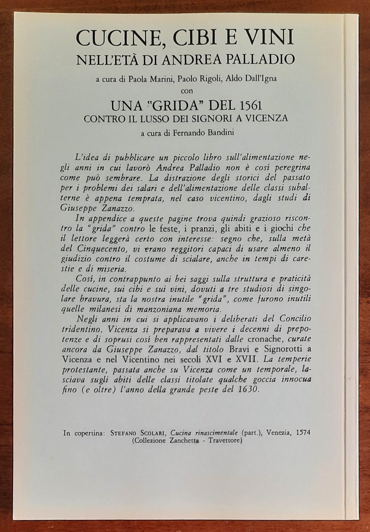Cucine, cibi e vini nell’età di Andrea Palladio - Neri Pozza Editore