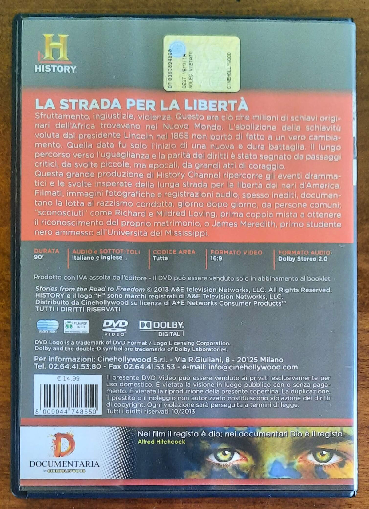 DVD: La strada per la libertà. La lunga battaglia dei neri d'America