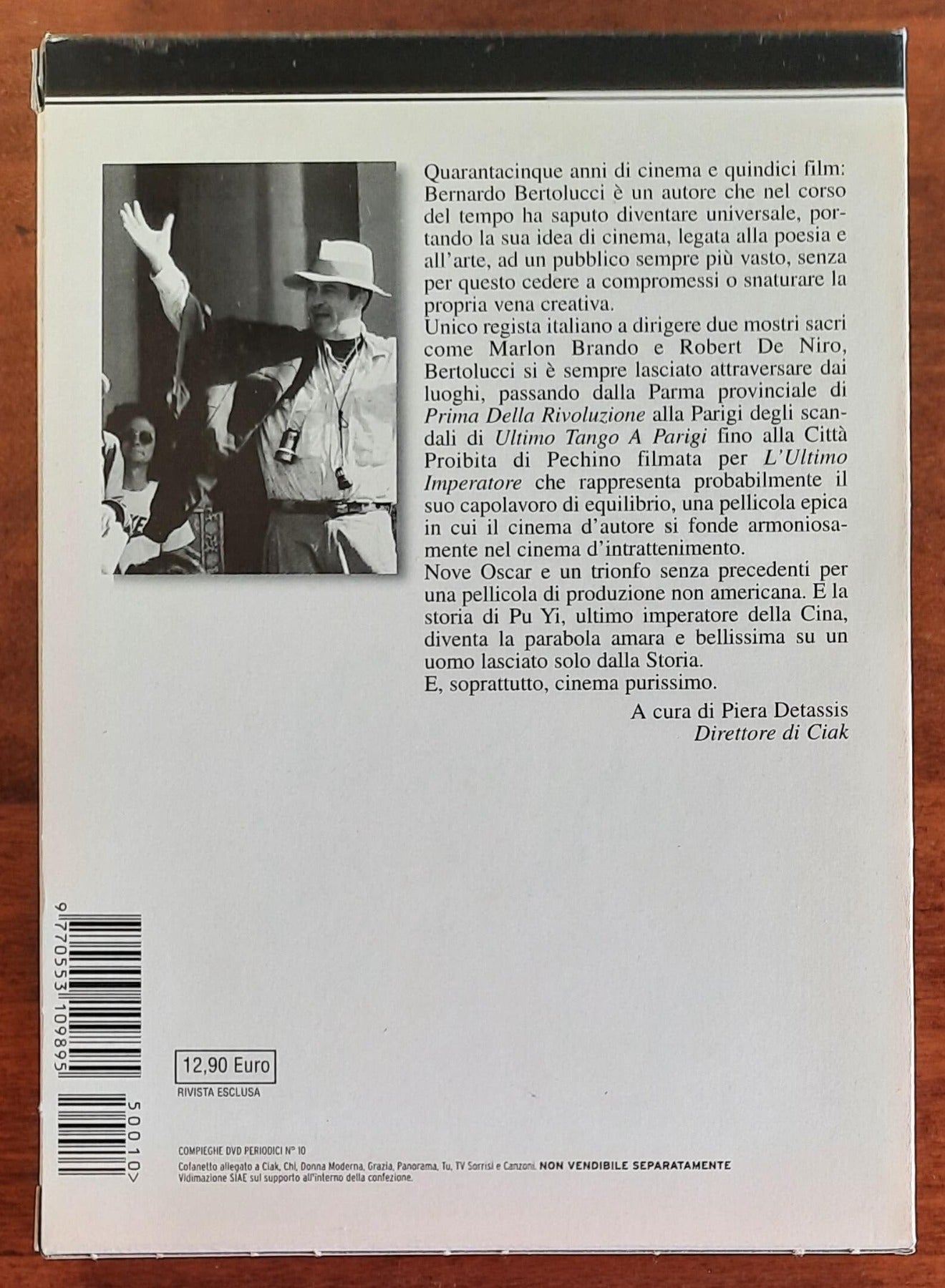 DVD + libro: L'ultimo imperatore di Bernardo Bertolucci
