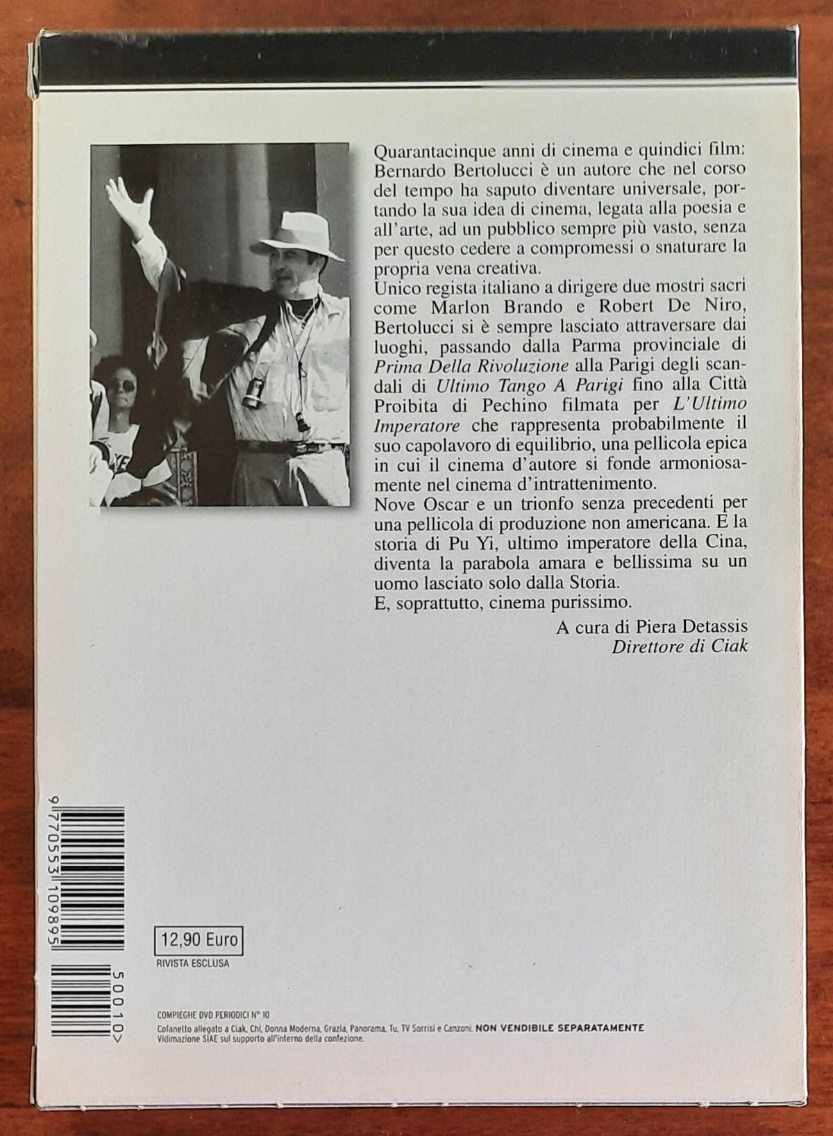 DVD + libro: L'ultimo imperatore di Bernardo Bertolucci